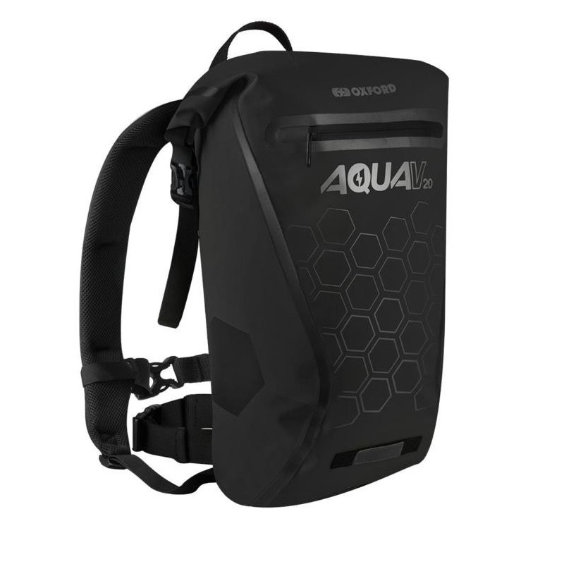MOCHILA OXFORD AQUA V20 NEGRO