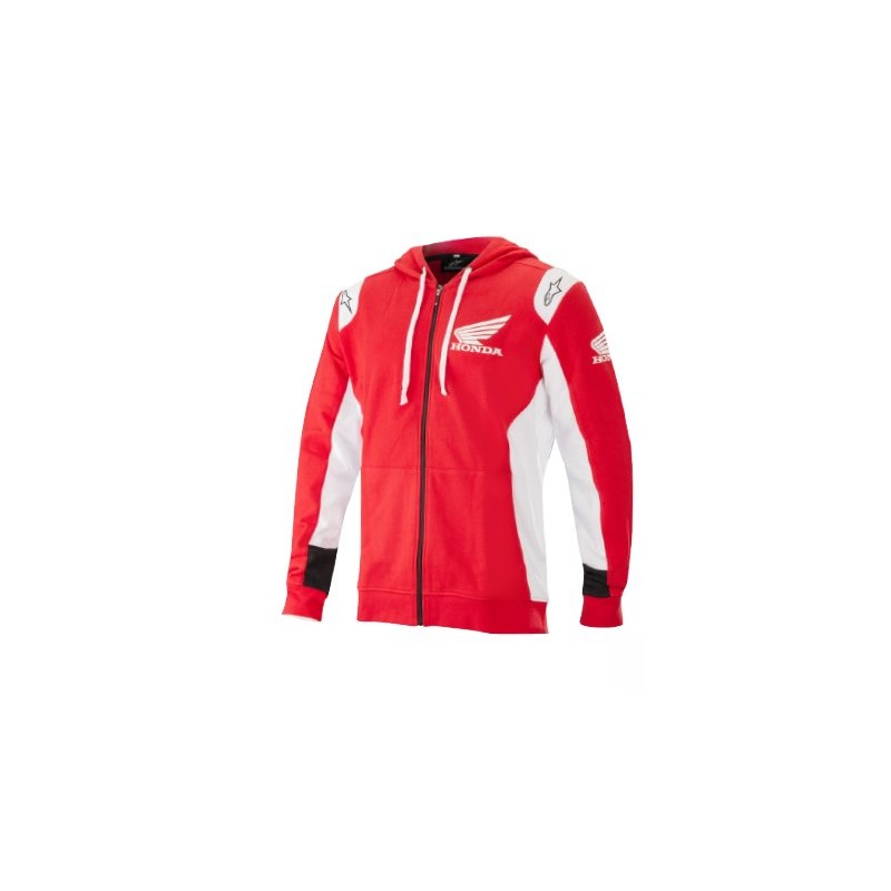 SUDADERA ALPINESTARS C/CAPUCHA HONDA ZIP