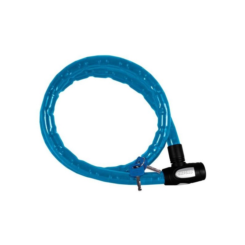 CANDADO ARTICULADO OXFORD BARRIER 25MM 1.5M AZUL