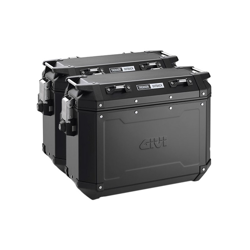 PAREJA MALETAS LATERALES TREKKER OUTBACK 37L MISMA LLAVE NEW