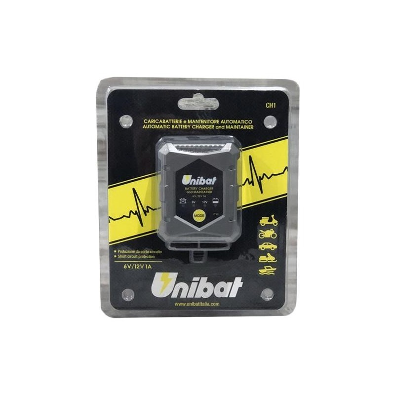 CARGADOR BATERIA UNIBAT CH1 1AH 6/12V