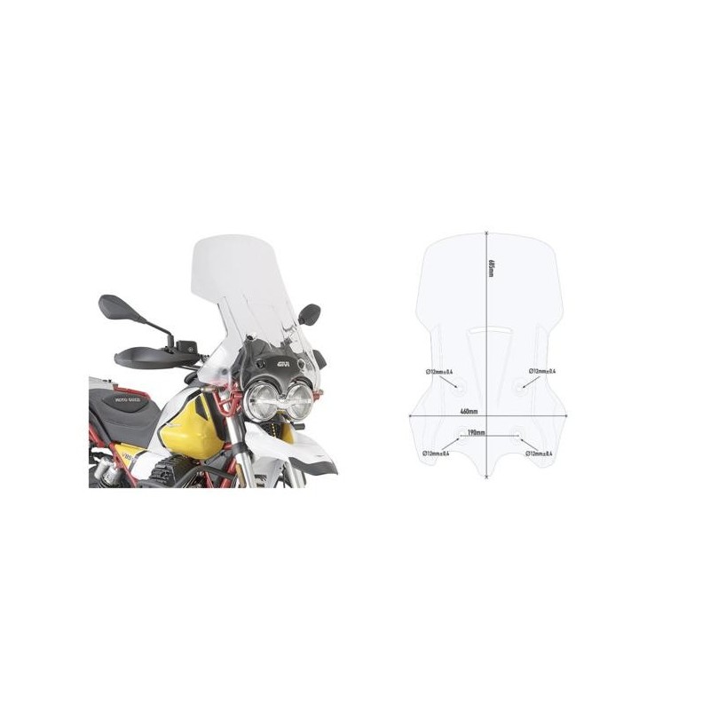 CUPULA MOTO GUZZI V85 TT 19 TRANS